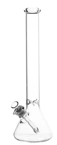Produktbild: 40cm Glass Bong Glasbong, 14 mm Schüssel, Glaspfeife zum Rauchen Bongpfeife Glas