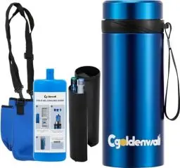 Produktbild: 40H Insulin-Kühlbox mit Schwarze Aufbewahrungsetui Tragbare Medizinische Diabetes-Insulin-Kühlbox +TSA Biogel Ice Pack 6 Stunden Notfall+30 Stunden Kälte-Gel-Kühlung