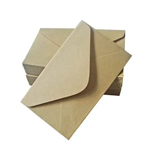 Produktbild: VILLCASE 40 Briefumschläge Im Postkartenformat Papier Einladungskarten Für Hochzeiten Verlobungen Jubiläen Festliche Grüße