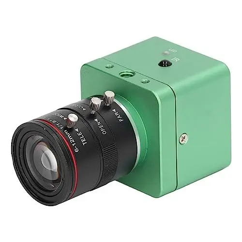 Produktbild: 41 MP HDMI-Kamera, 4K 30 FPS Digitale Sicherheitskamera, Digitale Industrie-C-Mount-Kamera mit 6-12 Mm Verzerrungsfreiem Manuellen Objektiv, USB-Industriekamera für (EU-Stecker)