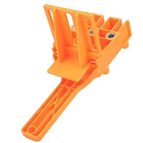 Produktbild: 41 Teile/Satz C-Einstieg Holzbohrführungswerkzeug, Gerader Bohrlochsucher, Verstellbar für Präzisionsholzbearbeitung, Geeignet für 6 Mm 8 Mm 10 Mm Bohrer (ORANGE)