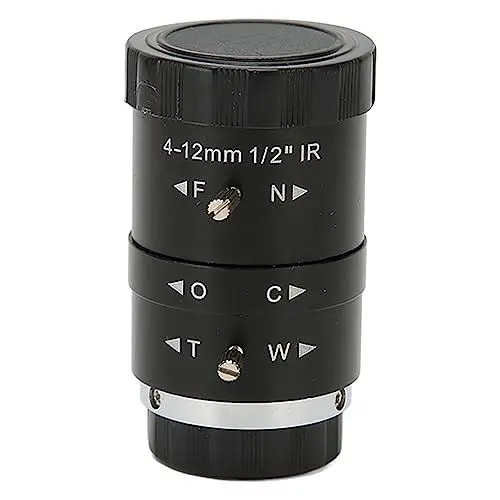 Produktbild: 4-12 Mm Telezoomobjektiv, F1,6 CS-Mount 1/2 Zoll HD-Zoom mit Manueller Änderung, Industrie-Teleobjektiv, für Spiegelreflexkameras
