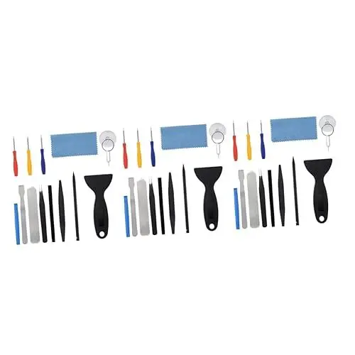 Produktbild: jojofuny 3er-sets Elektronik-reparatur-werkzeugsatz Schraubendreher-set Aus Stahl Öffnungs- Und Hebelwerkzeuge Demontagewerkzeug Für Mobiltelefone Und Kommunikationsgeräte 14-teilig * 3