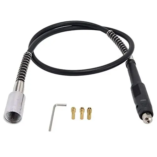 Produktbild: 42 Zoll Flexible Bohrmaschine Verlängerungswelle, Flex Shaft Adapter Attachment Rotary Grinder Holzbearbeitungswerkzeug