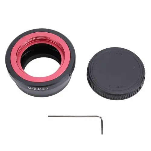 Produktbild: 42 auf M4/3 Objektivadapter, Manueller Fokus-Objektiv-Mount-Adapter für G1 GH1 GF1 G10 GH2 G3 GF3, für M4/3-Mount-Kameras