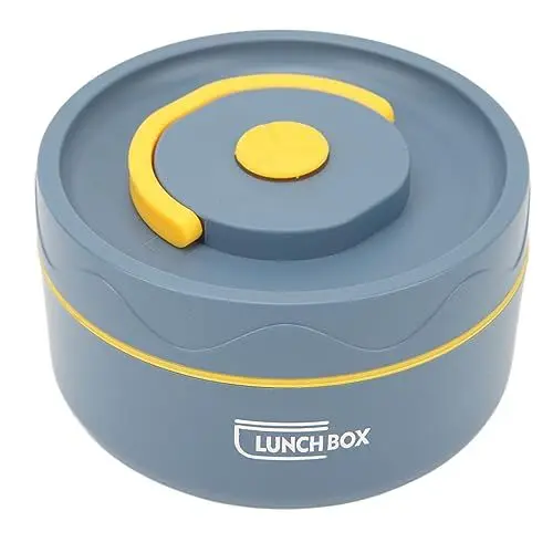 Produktbild: 420 Ml Lebensmittel-Warm-Lunch-Behälter, Thermo-Kochtopf aus 304 Edelstahl, Doppelschichtig, Tragbare Runde Box für das Büro, Isoliert (Generic0tirw7g24q-16)