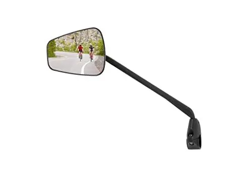 Produktbild: ZEFAL Espion Z56 Fahrrad Spiegel Links 56 cm2 - Rückspiegel Fahrrad - Fahrradspiegel Links für Ebike, City Bike, mit bruchsicherem Spiegel und Klappfunktion, Schwarz