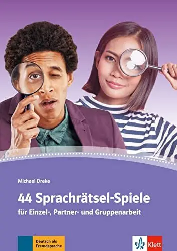 Produktbild: 44 Sprachrätsel-Spiele: Für Einzel-, Partner- und Gruppenarbeit. Arbeitsblätter, Kopiervorlagen