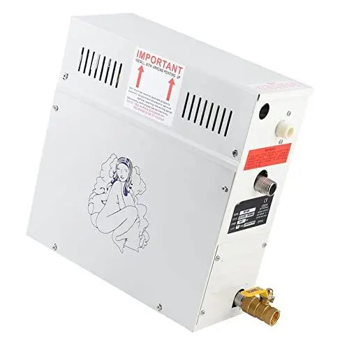 Produktbild: 4,5 KW Dampfgenerator aus Edelstahl mit LED-Anzeige, Badezimmer-Saunamaschine Zuhause, 380–415 V