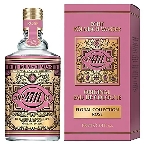 Produktbild: 4711® Echt Kölnisch Wasser I Floral Collection - ROSE - Eau de Cologne - florale Neuinterpretation der Ikone - romantisch – weiblich – sanft I 100ml Natural Spray Vaporisateur