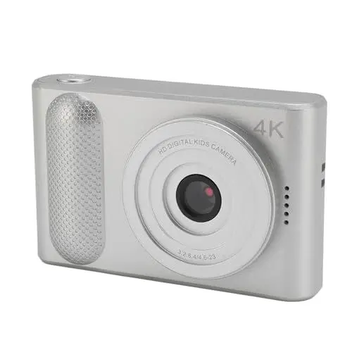 Produktbild: 48 MP HD 4K-Digitalkamera mit 16-fachem Digitalzoom, Tragbare Taschen-Mikro-Spiegelreflexkamera mit Autofokus und 2,4-Zoll-TFT-Bildschirm, Einfache Bedienung für Reisefotografie,