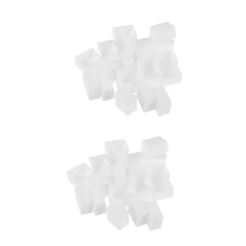 Produktbild: Anneome 2 Sets Wasserfarbpaletten Leere Aquarelldosen Kunststoff-halbpfannen Für Künstler Box Für Aquarellfarben 24 Stück * 2