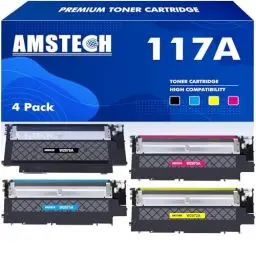 Produktbild: 117A Toner Set MFP 178nwg Kompatibel für HP 117A für Color Laser MFP 178nwg 179fwg 150nw 179fnw 178nw 150a 179 178 150 W2070A W2071A W2072A W2073A Toner Drucker - Schwarz Cyan Gelb Magenta 4er-Pack