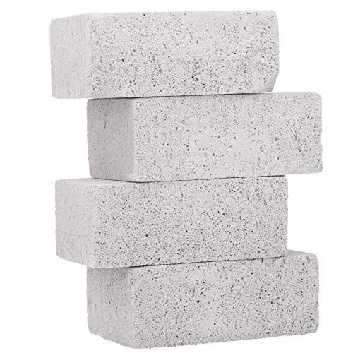 Produktbild: 4er-Pack Grill-Reinigungsblock, Grillstein-Reinigungsblock, Reinigungswerkzeug, Grillstein-Reiniger Zum Entfernen von Flecken, Schmutz von Grills, Flecken, Fettreiniger, Steinküche