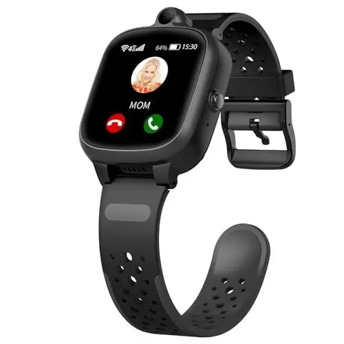 Produktbild: 4G Smartwatch Kinder mit GPS und Telefon, Touchscreen Smart Watch Kinder mit WiFi, Videoanruf, Kamera, SOS,Schulmodus,Geschenk für Jungen und Mädchen Multimedia Smartwatches
