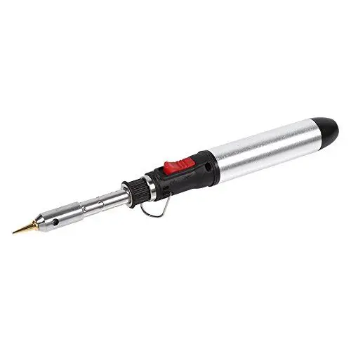 Produktbild: 4-in-1-Gas-Lötkolben-Stift-Set, Temperaturverstellbar, Kabelloser Schweißbrenner, Butan-Lötkolben-Werkzeug