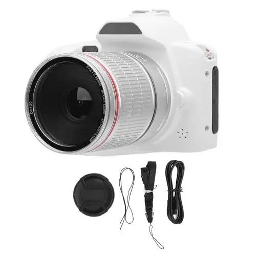Produktbild: 4K Digitalkamera für Fotografie, 64 MP Vlogging Kamera für YouTube, 16 Fach Zoom, Kompakte Digitalkamera, Reisekamera mit 3 Zoll IPS Bildschirm, 120° Weitwinkel, Anti Verwacklung