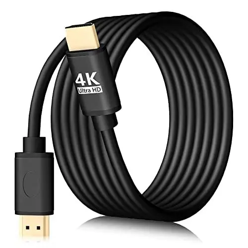Produktbild: 4K HDMI Cable 1.5m High Speed 18Gbps, HDMI 2.0 Kabel Gold-Plated Connector, Unterstützung 4K@60Hz Full HD 3D ARC HDR, für PS4, PS5, Xbox, Blu-ray Player, Monitor, HDTV, Laptop