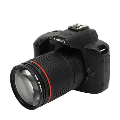 Produktbild: 4K Videokamera Camcorder, Vlogging Kamera mit 16 fachem Digitalzoom, 64 MP WLAN Webcam mit 3 Zoll IPS Farbdisplay, Mikrofon, Fülllicht, 62 mm Makroobjektiv