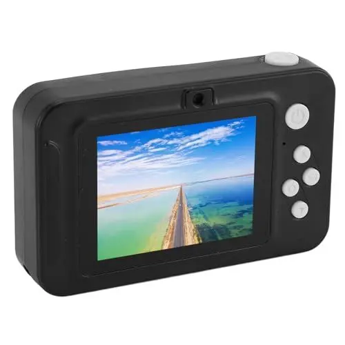 Produktbild: 4K-Digitalkamera, Kompakte Kleine Kamera, CMOS-Sensor, Tragbar, 2,4-Zoll-Bildschirm, USB-Datenkabel, 40 MP Bildpixel für Wachstumsrekorde (#2)