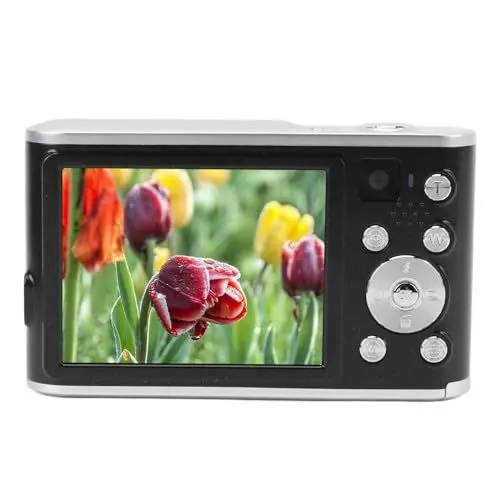 Produktbild: 4K-Digitalkamera Premium 48MP Autofokus Dual-Kamera für Anfänger -Selfie-Kamera (Black)