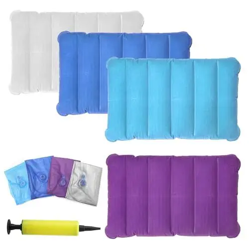 Produktbild: 4PCS Aufblasbares Kissen,Camping Kissen Sitzkissen Aufblasbar Reisekissen Aufblasbar Strandkissen Kissen Aufblasbar Campingkissen Aufblasbares Sitzkissen Aufblasbare Kissen Strandkissen Aufblasbar