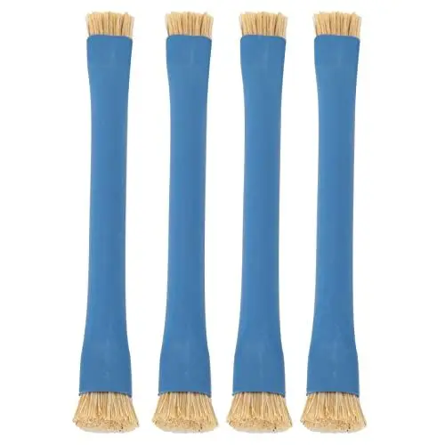 Produktbild: 4PCS Doppelkopf-Antistatikbürste, zweifarbiges Reparaturwerkzeug, harte Lötbürste für das Mobiltelefon-Mainboard (Blau)