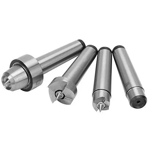 Produktbild: 4PCS MT1 Drechselbank Drehmaschine S e Center Set Ideales Drechselwerkzeug für die Holzbearbeitung (MT2)