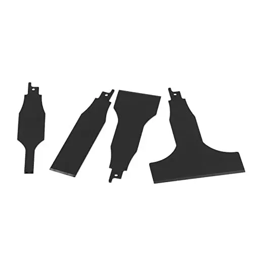Produktbild: 4PCS Multifunktionale Säbelsägen-Schaberschneider aus Kohlenstoffstahl, Vielseitige Fliesenreinigungswerkzeuge, Schabeaufsatz für Säbelsägen