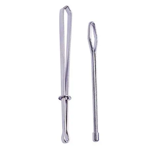 Produktbild: 4pcs Durchziehnadeln Gummibänder Einfädler Kordelzug Einzieher Elastisches Bänder Stickgarn Elastikband Einfädelhilfe Haushalt Nähen Basteln Handwerk Werkzeug Haushalt Silber