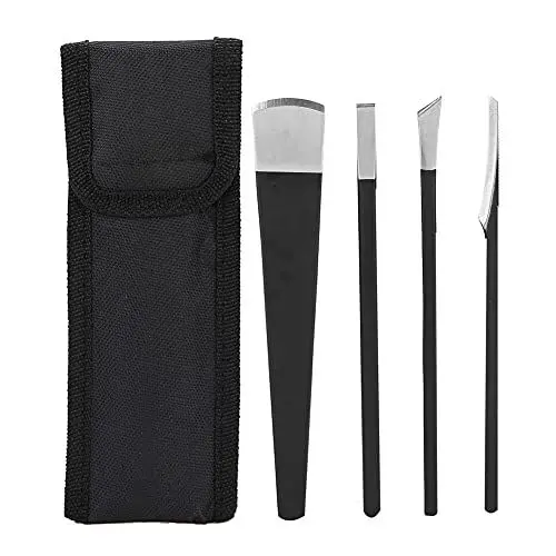 Produktbild: 4pcs Pediküre Messer Set, ANGGREK Mais Fuß Kallus Entferner Fußfeile Raspel Dead Skin Messer Remove Cuticle
