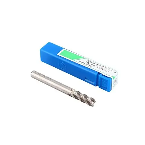 Produktbild: 4-schneidiger Schaftfräser, Schaftfräser, Gerader 1/4-Zoll-Schaft, Schaftfräser, 1/4-Zoll-Arbeitsschneider für CNC-Fräsmaschine