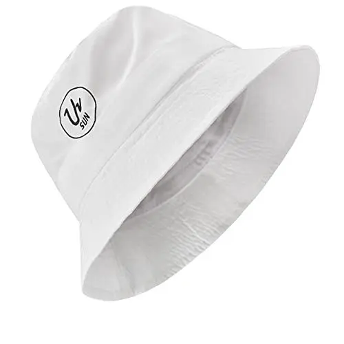 Produktbild: 4sold Baby Kinder Sommer Klappe Abdeckung Kappe Anti-UV UPF 50+ Sonnenschutz Hut, weiß, One size