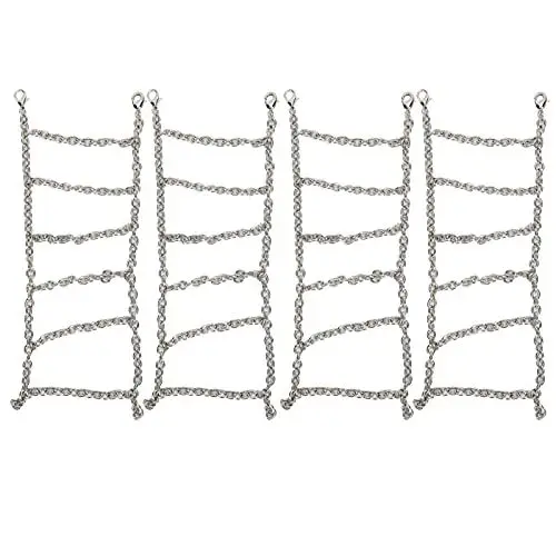 Produktbild: 4-teilige Reifenkette RC-Radreifen Metall Schneekette Reifen Rutschfeste Metallkette für MN86 1/12 RC Crawler RC -Automodellzubehör