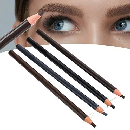 Produktbild: 4-teiliges Augenbrauen-Bleistiftset 4-Farben-Duckbill-Augenbrauen-Bleistiftset Langlebiges, wasserdichtes Natur-Augenbrauenstift-Kosmetikwerkzeug