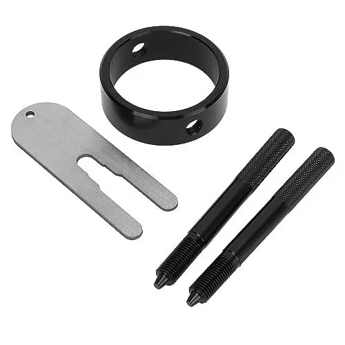 Produktbild: 4-teiliges Motorrad-Gabelfeder-Kompressor-Werkzeug-Set, Schraubenfeder-Kompressionswerkzeug, 6061 Aluminium-Schraubenfeder-Service-Set für die Meisten