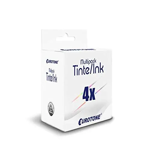 Produktbild: 4X Eurotone Tintenpatronen für HP DesignJet 100 110 70 Plus NR ersetzt 10+11 NO10 NO11 Set