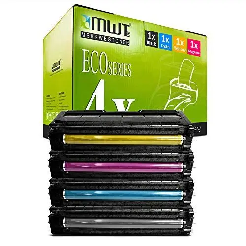 Produktbild: 4X MWT Toner für Ricoh Aficio SP C 250 sf e SFw DN ersetzt Schwarz Blau Rot Gelb