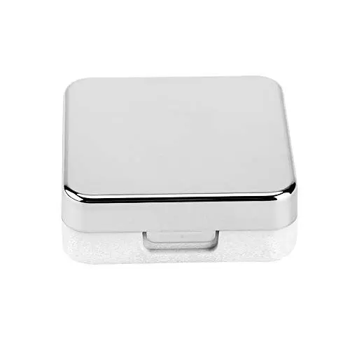 Produktbild: 5 Farben Mini Box Container Kontaktlinsenhalter Tragbare Mini Cute Kontaktlinsen Travel Kit Geeignet für Zuhause und Reisen(05# Silber)