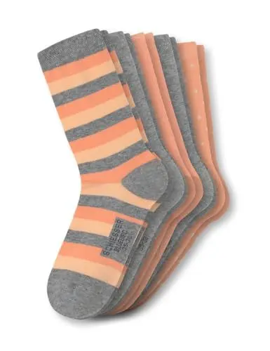Produktbild: Schiesser Damen 5 PACK Socken Strümpfe Multipack - Stay Fresh, sortiert 1_182088, 39/42