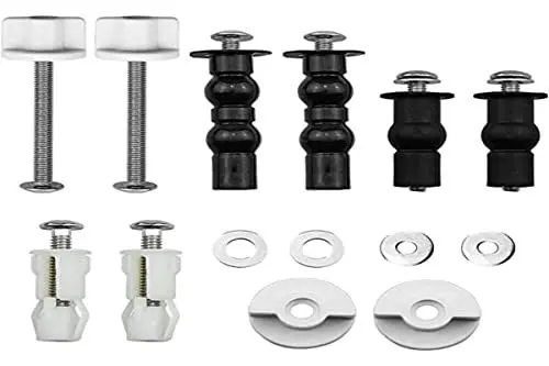 Produktbild: 5 Paar Toiletten Sitz Teile, Bolzen Beschläge und Befestigungen, für Toiletten Sitz Reparatur Teile