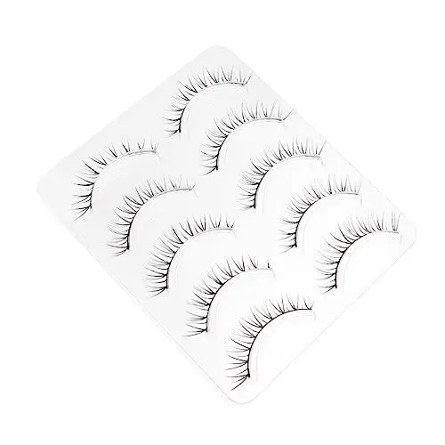 Produktbild: HAPINARY Hochwertiges Material 5 Paar Künstliche Wimpern Natürliche Individuelle Wimpern Für Den Salongebrauch