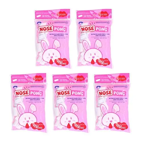 Produktbild: Yosoo Health Gear 5 Packungen Zahngaze-Rollen aus Baumwolle für Kinder oder Erwachsene, Mund-Nasen-Blutstopfen, Nasenbluten-Wundzubehör, Sehr Saugfähiger Stopper-Tupfer, Weich, für Zuhause,