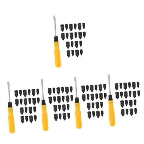 Produktbild: 5 Sätze Reifenreparaturset Motorradreifen Schraubendreher Bausatz Reparatur Von Autoreifen Vakuum-reifenreparaturnagel Reifenreparaturschraube Nagel Reifen-plug-kit Gummi Black Beatifufu