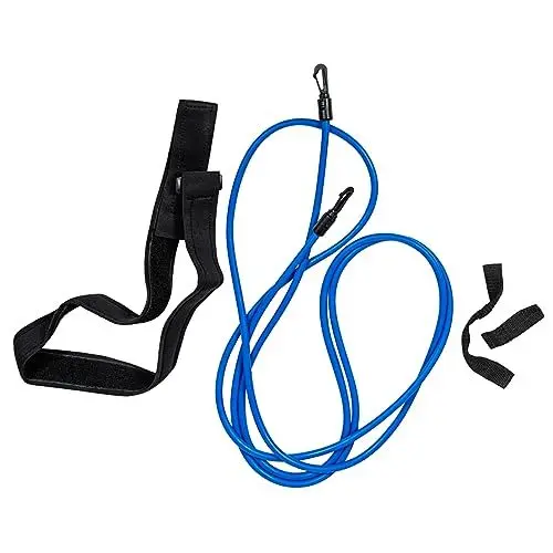 Produktbild: 5 Sätze Schwimmseil Gerät Schwimmtrainer Blaue Pfeile Bungee-Training Schwimmen Statischer Schwimmgürtel Widerstandsbänder Schwimmen Gummi Schwimmausrüstung Erwachsener