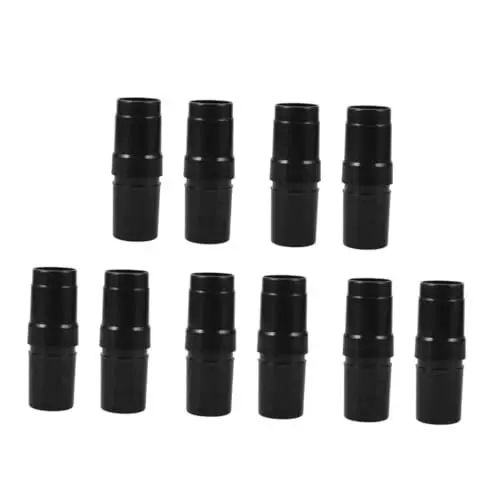 Produktbild: 5 Sätze -adapter Haushaltsstaubsauger Zubehör Staubsaugerdüse Adapter Aufsätze Universelle Schlauchanschlüsse Adapter Plastik Black 2 Stück * 5 VOSAREA