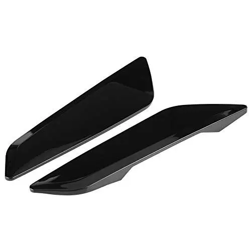 Produktbild: 5 Serie G30 Schwarze Lüftungs Schlitze, G30 Zubehör Flügel 2Pc für 5 Serie G30 2017-2018 Entlüftungs-Auslass-Abdeckungen mit Dekorativem Aufkleber Klavier Schwarz