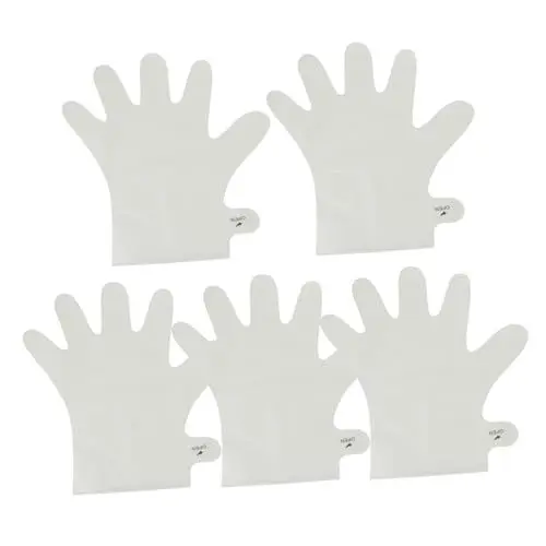 Produktbild: 5 Stk Handmaske handpflege hautreinigung skin care hautpflege natürliche Handschuhe Maniküre-Handschuhe Peeling-Handschuhe für die Hände pflegender Handschutz PE+PP-Vliesstoff Healeved