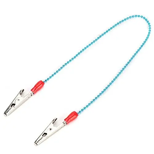 Produktbild: 5 Stück Bib Clip, Serviettenhalter, Zahnarzt Oral Supplies, Edelstahl Kugelschal Clip(Blau)