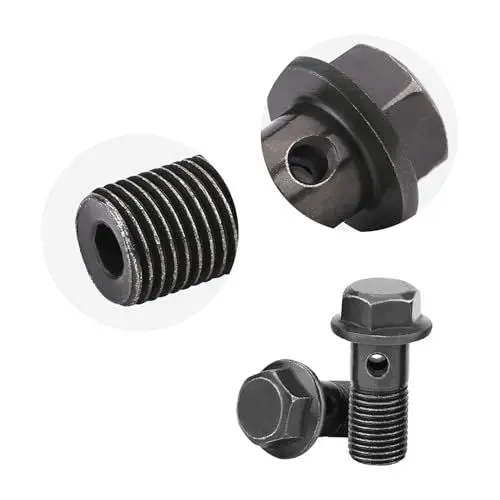 Produktbild: 5 Stück Eisen-Motorradbremse, M10 X 1,25 Mm und M10 X 1 Mm für Alle Fahrräder (M10×1,25mm)